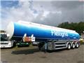 LAG Fuel tank alu 44.5 m3 / 6 comp + pump、2015、罐體半拖車