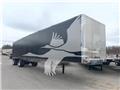 Benson 48X102 ALUMINUM FLATBED W/ CONESTOGA TARP, 2024, Curtainsider semi-trailers