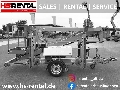 Niftylift 120TET elektro 12m Traction-Mover (1803), Anhängerarbeitsbühne, Baumaschinen