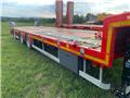 Kässbohrer Maskintrailer 3-axlig, Låg lastande semi trailer, Transportfordon