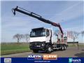 Renault C 380 fassi f195a, 4x hydr, 2015, Truk Flatbed/Dropside