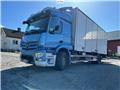 Mercedes-Benz Actros 4x2 Box truck w/ full side opening and frid, 2015, Truk boks