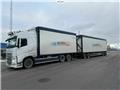 ボルボ FH 6x2 wood chip truck with trailer、2015、ボックスボディー、ウイング、箱車