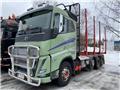 Volvo FH VTA-trippeli, vedonkatkaisu ja ryöminnät、2021、木材貨車