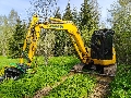 Komatsu PC 80 MR-5, Vidēja lieluma ekskavatori 7 t - 12 t, Būvniecība