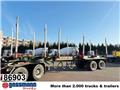 Glogger GSV 34, Lenk-/Liftachse, ausziehbar 10,75m-14,35m, 2001, Logging semi-trailers