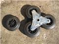  Plast/gummihjul - ca. 1000 stk., Tyres, wheels and rims