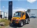 Mercedes-Benz Unimog U318 4x4 Hydraulik, Klima, Zapfwelle, 2018, Mga tipper trak