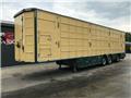Pezzaioli SBA 63/3.Stock, Aggregat, Hubdach, Tränke, 2015, Pang transportasyon ng hayop na semi-trailer