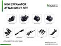  VICSEC Quantity of (9) Excavator Attac ..., 2024, Otros componentes