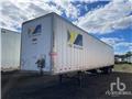 Wabash 53 ft x 102 in T/A, 2009, Box body semi-trailers