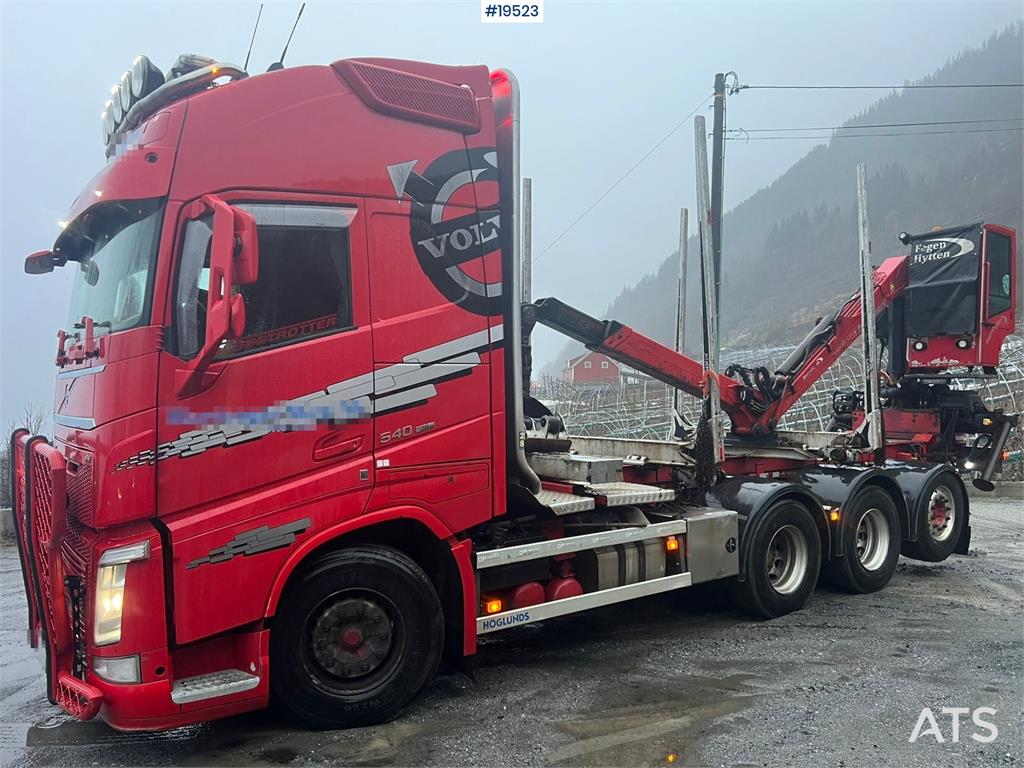 Volvo Fh540 8x4 Timber Truck w/ 2016 M110L80 Palfinger C