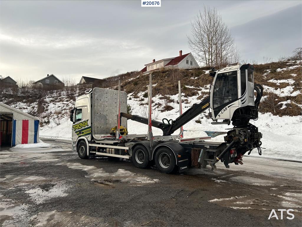 Scania R650 6x4 Timber truck w/ Epsilon M110L. WATCH VIDE