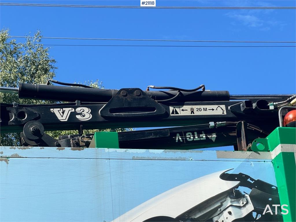 Volvo FM410 6x2 1 Chamber Waste Truck w/ Crane.