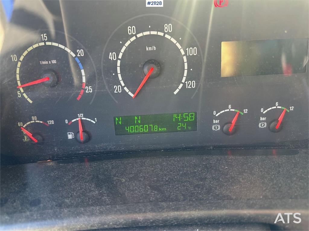Scania R500 6x2 snow rigged tipper truck w/ plate and und