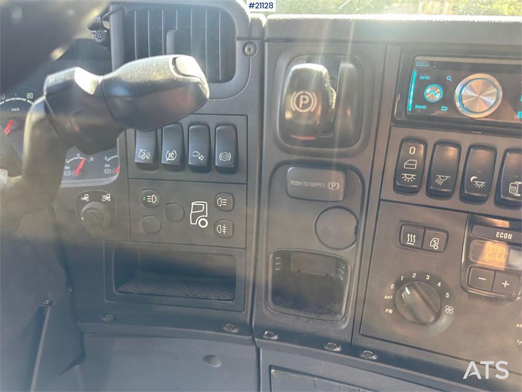 Scania R500 6x2 snow rigged tipper truck w/ plate and und
