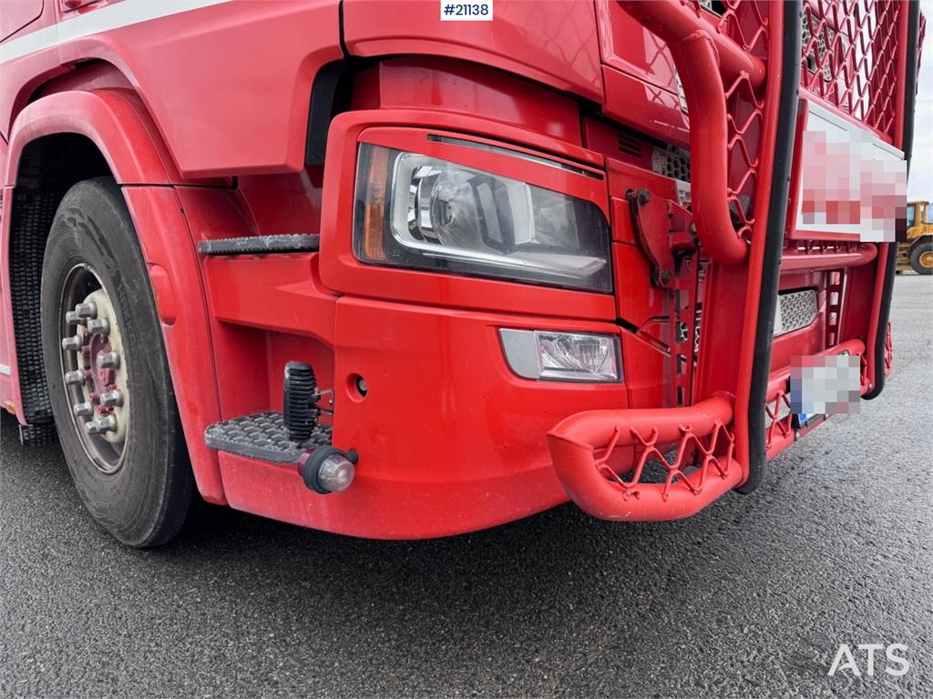 Scania 580 NextGen w/ 2015 Hammar 195s Sideloader