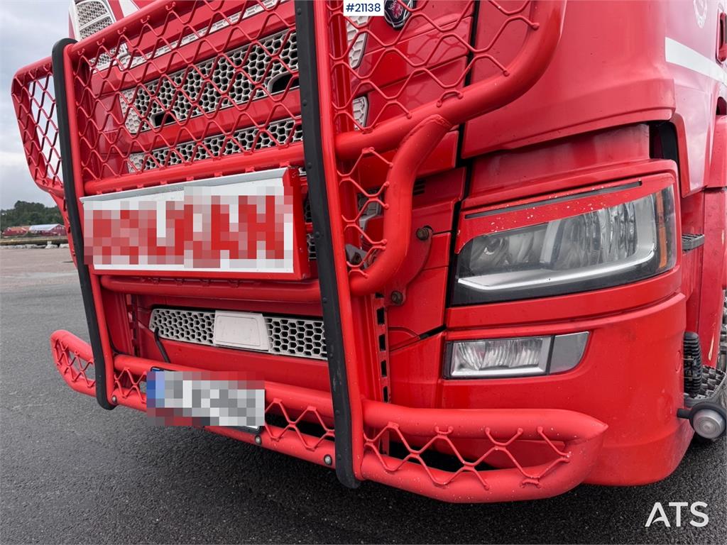 Scania 580 NextGen w/ 2015 Hammar 195s Sideloader
