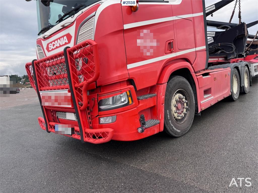 Scania 580 NextGen w/ 2015 Hammar 195s Sideloader