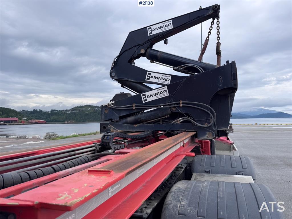 Scania 580 NextGen w/ 2015 Hammar 195s Sideloader
