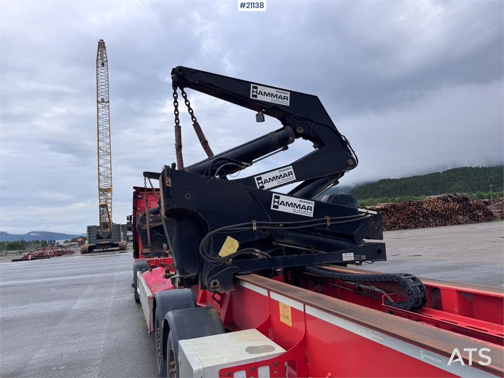 Scania 580 NextGen w/ 2015 Hammar 195s Sideloader