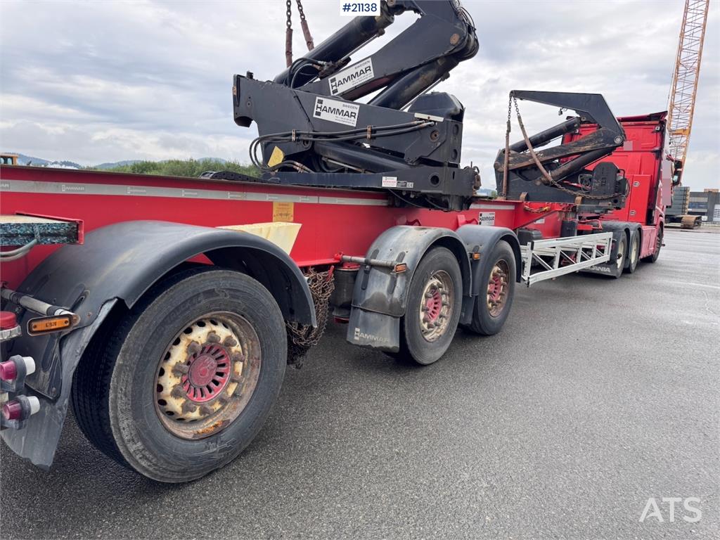 Scania 580 NextGen w/ 2015 Hammar 195s Sideloader