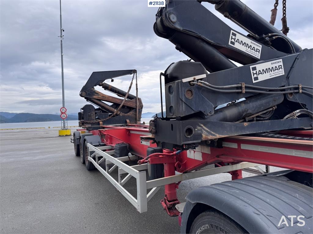 Scania 580 NextGen w/ 2015 Hammar 195s Sideloader