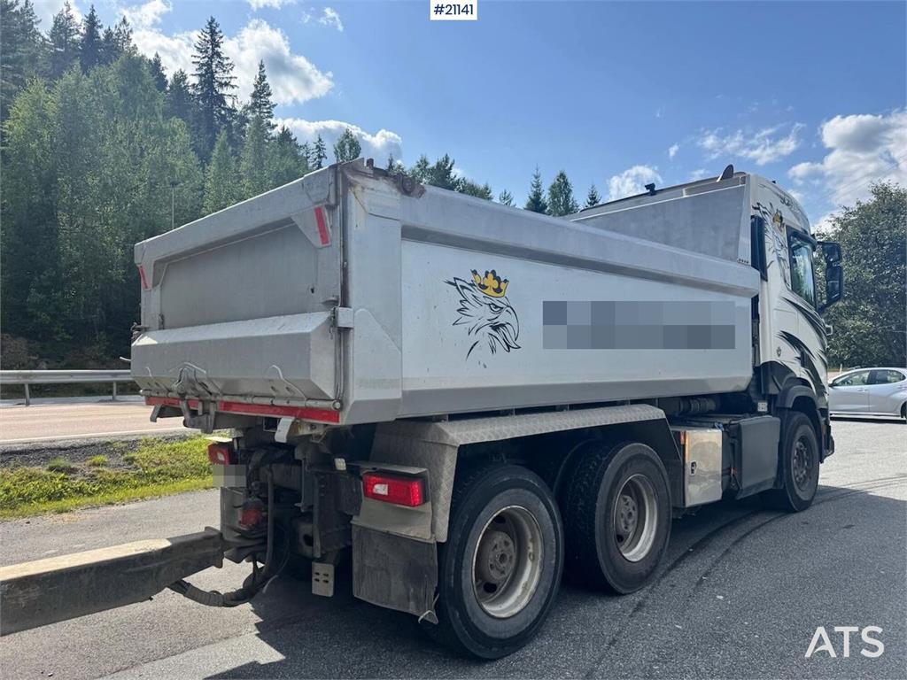 Scania R580 6x4 Plow Rigged Tipper Truck. WATCH VIDEO