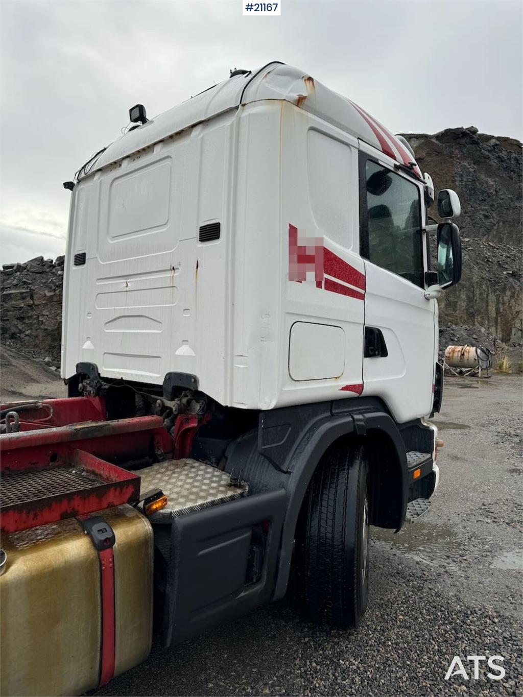 Scania R164 6x4 Hook truck.