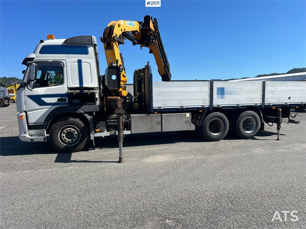 Volvo FM480 crane truck w/37 t/m Effer crane
