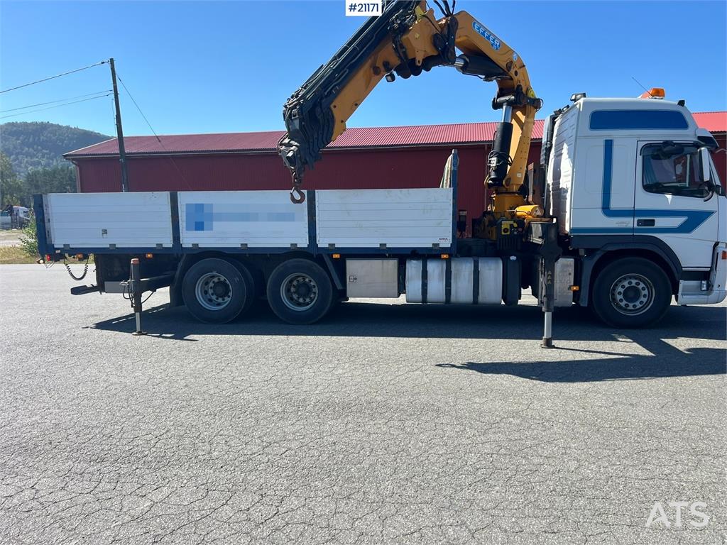 Volvo FM480 crane truck w/37 t/m Effer crane
