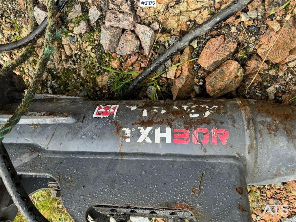 Kubota U55-4 Beltegraver m/ 2 skuffer, klype og pigghamme