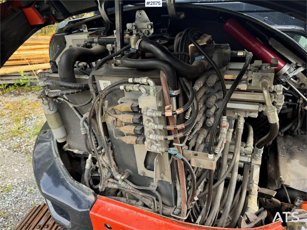 Kubota U55-4 Beltegraver m/ 2 skuffer, klype og pigghamme