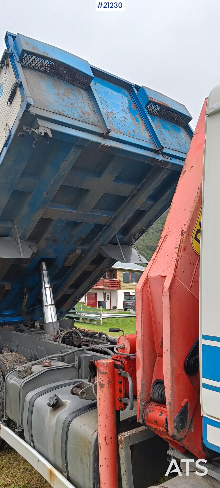 Volvo FL12 6x2 crane truck w/ Palfinger PK10500 crane.