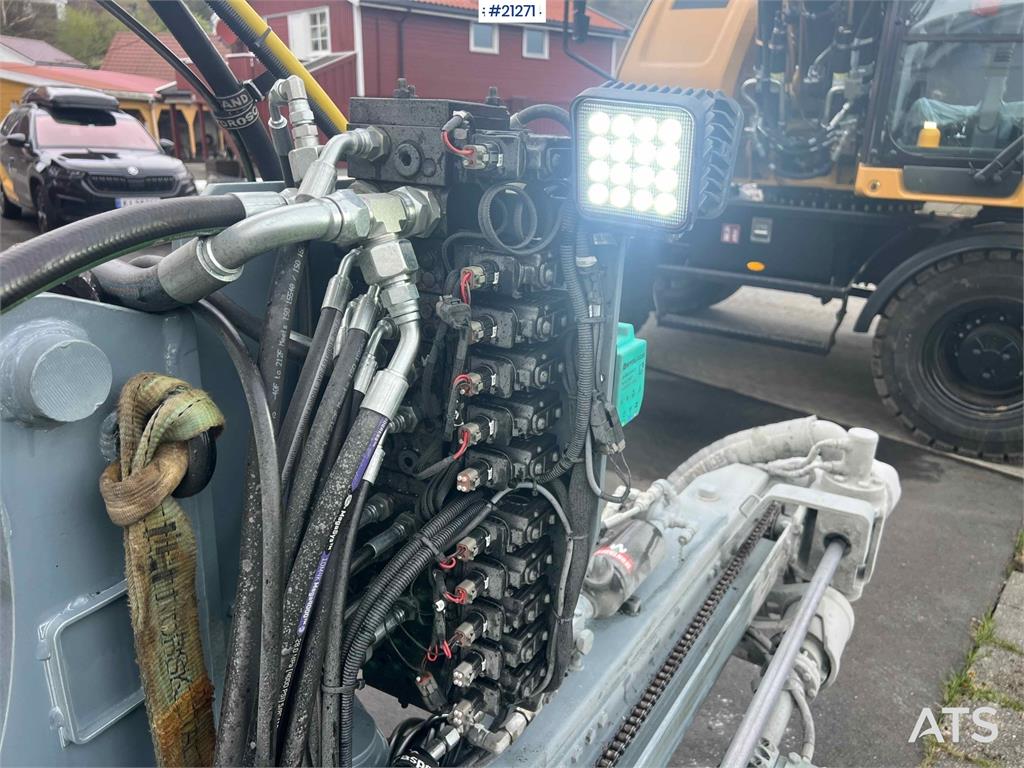 Montabert micro drill tower significantly upgraded w/ hc25 h