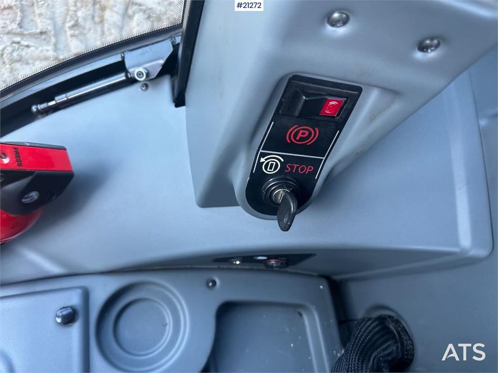 Hydrema 912GS dump truck w/white signs. WATCH VIDEO.