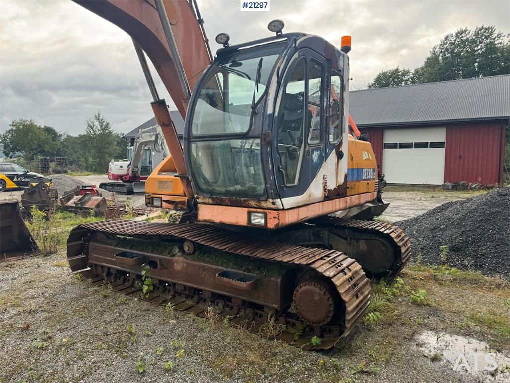 Samsung SE130LC Crawler Excavator w/ 3 Buckets