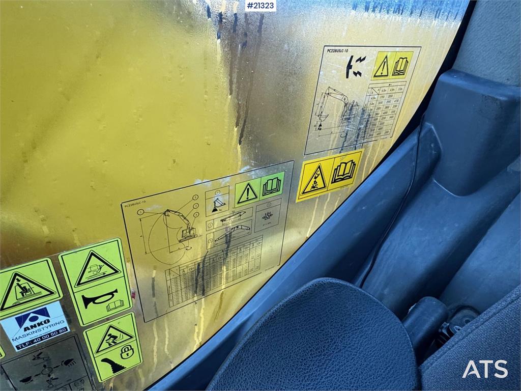 Komatsu PC288 w/ sanding bucket and rotor tilt!