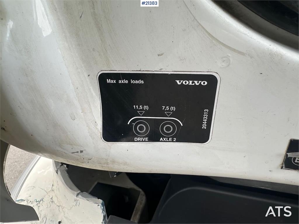 Volvo FE 6x2 compactor truck w/ NTM body and low mileage