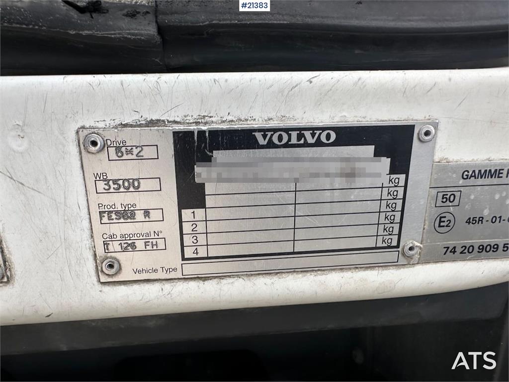 Volvo FE 6x2 compactor truck w/ NTM body and low mileage