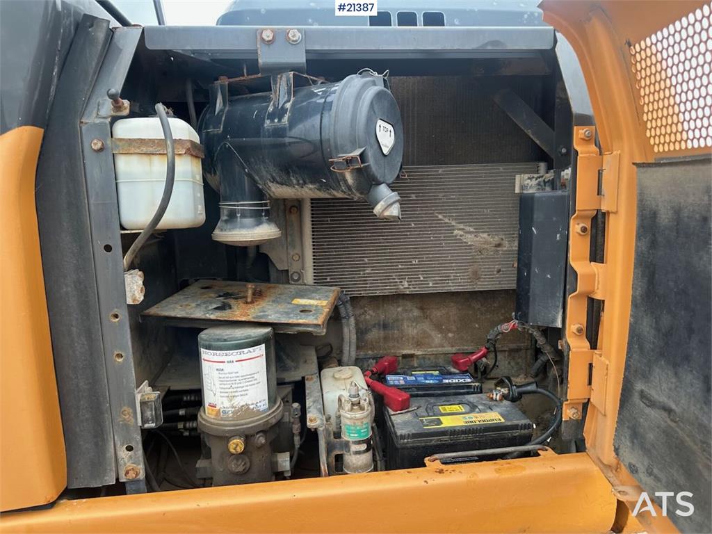 CASE CX130B excavator w/rototilt and two buckets. WATCH