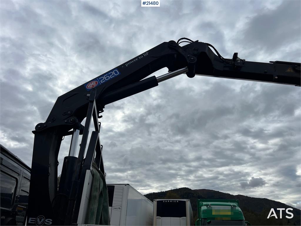 Volvo FM460 6x2 Crane Truck w/ 26t/m HMF crane