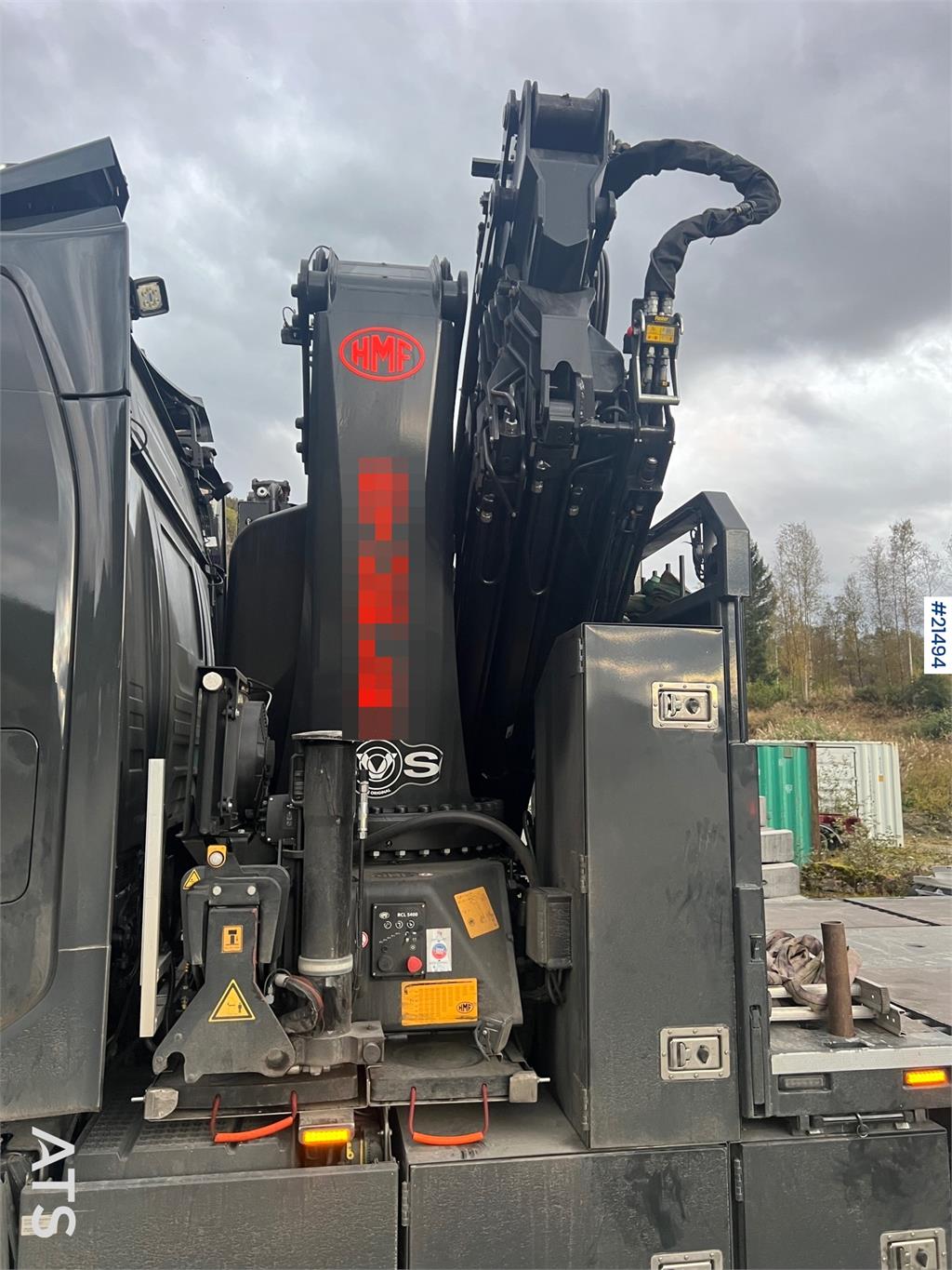 Scania G560 8x2 pusher crane truck w/ onspot, 2023 50t/m