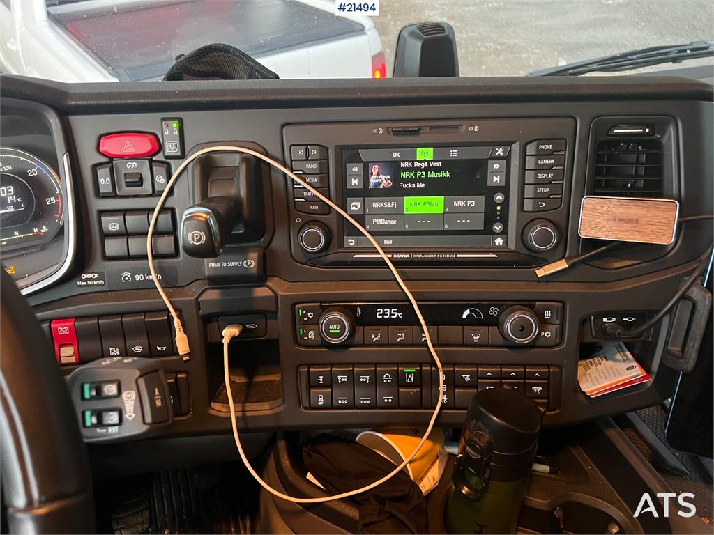 Scania G560 8x2 pusher crane truck w/ onspot, 2023 50t/m