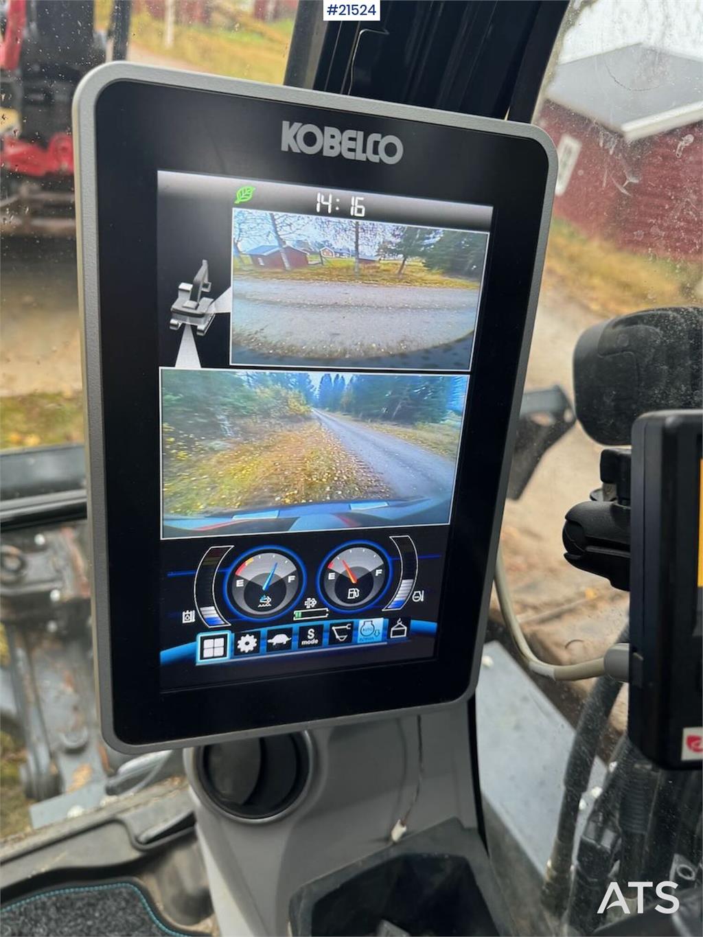 Kobelco SK140SRLC Tracked excavator w/ Machine control, ti