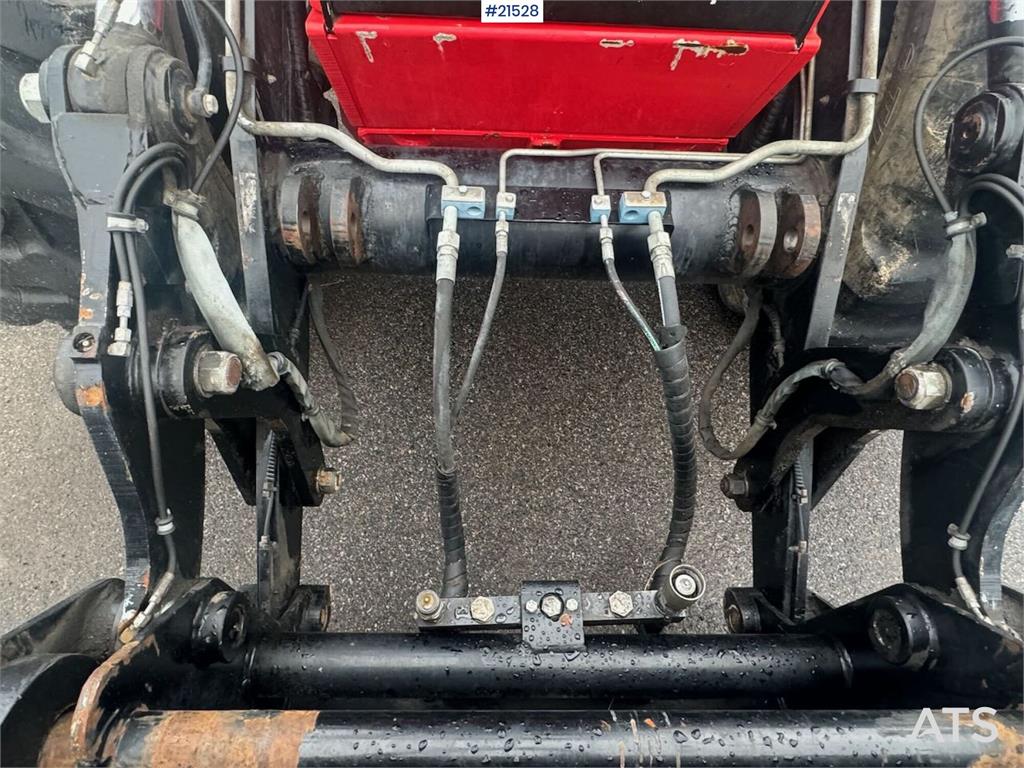 Huddig 1260C Backhoe w/ Palfinger crane, Lift, rototilt a