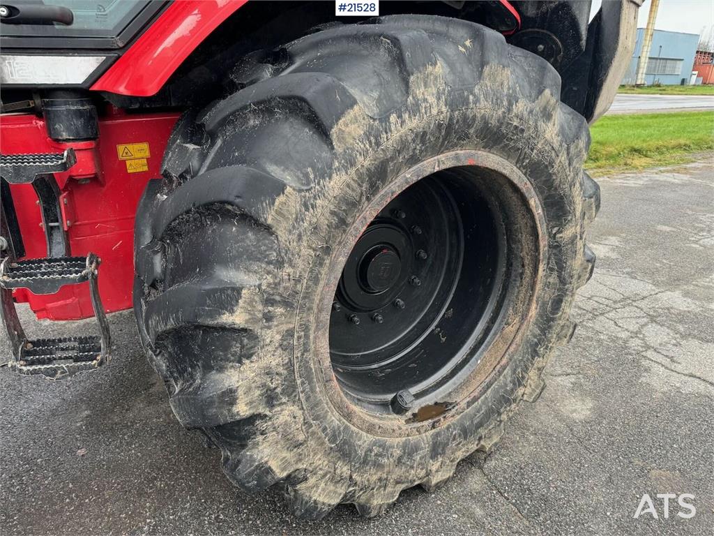 Huddig 1260C Backhoe w/ Palfinger crane, Lift, rototilt a