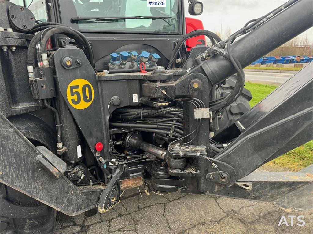 Huddig 1260C Backhoe w/ Palfinger crane, Lift, rototilt a