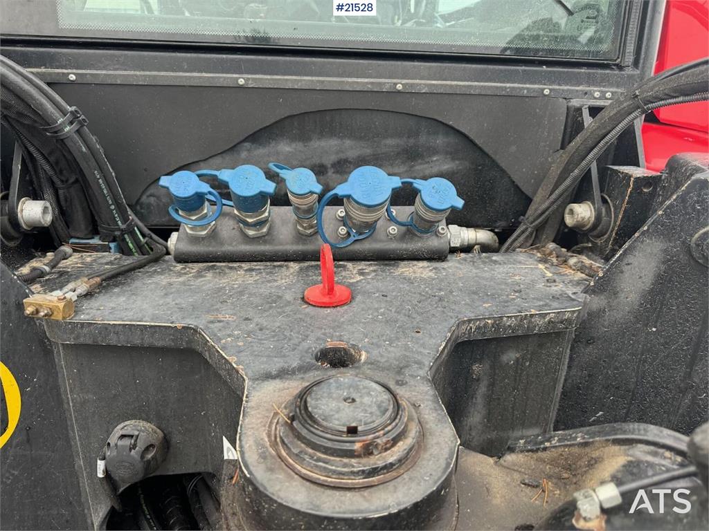 Huddig 1260C Backhoe w/ Palfinger crane, Lift, rototilt a