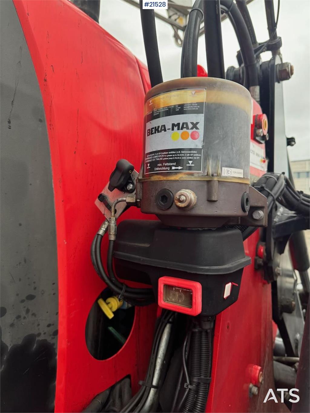 Huddig 1260C Backhoe w/ Palfinger crane, Lift, rototilt a